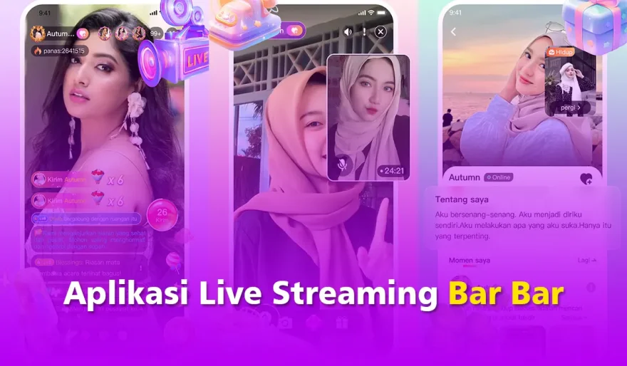Aplikasi Live Streaming Bar Bar